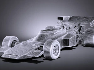 Lotus 72d 1970-1975 John Player Special Grand Prix vray 3D Model