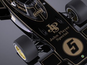 Lotus 72d 1970-1975 John Player Special Grand Prix vray 3Dモデル