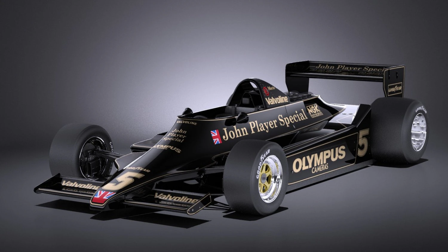 Lotus 79 Grand Prix 1978 vray 3D Model .c4d .max .obj .3ds .fbx .stl .blend 