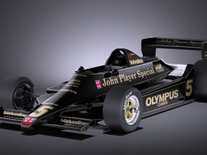 Lotus 79 Grand Prix 1978 vray 3D Model