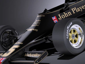 Lotus 79 Grand Prix 1978 vray 3D Model