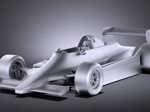 Lotus 79 Grand Prix 1978 vray 3D Model
