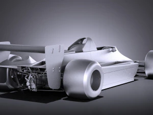 Lotus 79 Grand Prix 1978 vray 3D Model