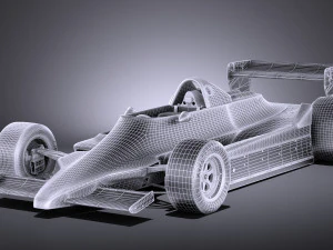 Lotus 79 Grand Prix 1978 vray 3D Model