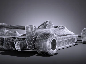 Lotus 79 Grand Prix 1978 vray 3D Model
