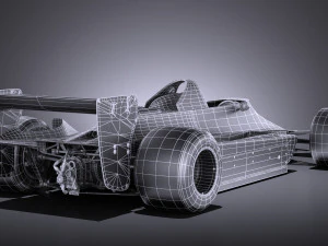Lotus 79 Grand Prix 1978 vray 3D Model