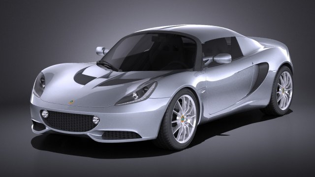Lotus Elise 2012 vray 3D 모델 .c4d .max .obj .3ds .fbx .stl .blend
