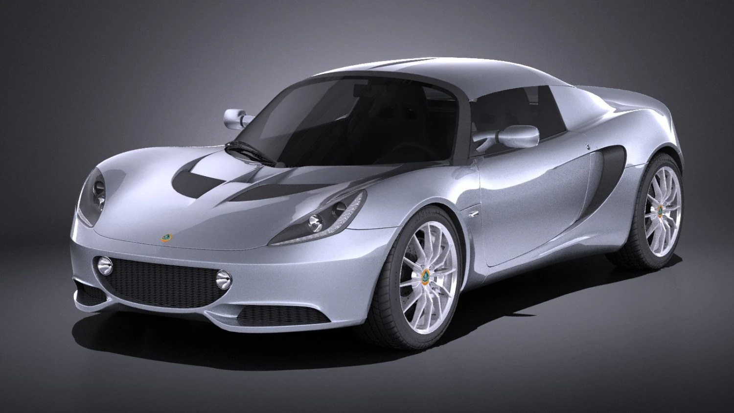 Lotus Elise 2012 vray 3D Model .c4d .max .obj .3ds .fbx .stl .blend 
