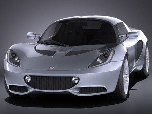Lotus Elise 2012 vray 3D 모델