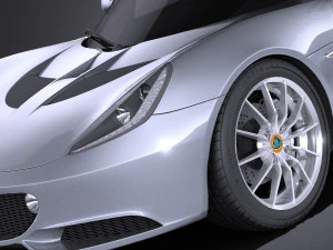 Lotus Elise 2012 vray 3D Model