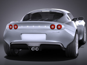 Lotus Elise 2012 vray 3D 모델