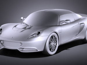 Lotus Elise 2012 vray 3D 모델