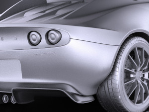 Lotus Elise 2012 vray 3D 모델