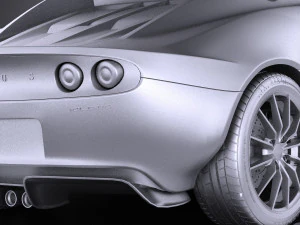 Lotus Elise 2012 vray 3D Model