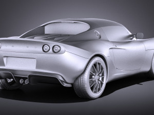 Lotus Elise 2012 vray 3D 모델