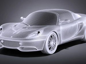 Lotus Elise 2012 vray 3D Model