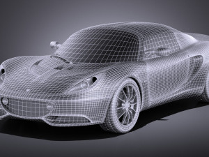 Lotus Elise 2012 vray 3D 모델