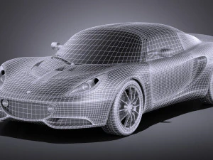 Lotus Elise 2012 vray 3D Model