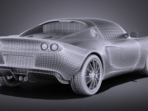 Lotus Elise 2012 vray 3D 모델