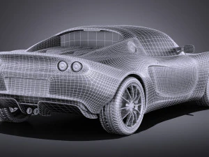 Lotus Elise 2012 vray 3D Model