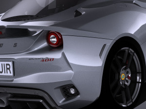 Lotus Evora 400 2017 vray Model 3D