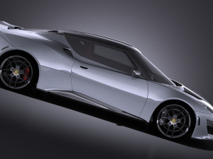 Lotus Evora 400 2017 vray Model 3D