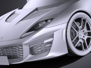 Lotus Evora 400 2017 vray Model 3D