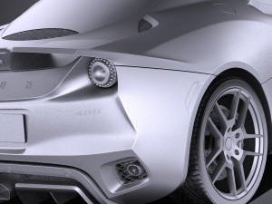 Lotus Evora 400 2017 vray Model 3D