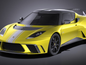 Lotus Evora GTE 2012 vray 3D Model