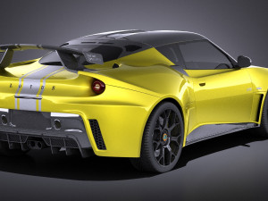Lotus Evora GTE 2012 vray 3D Model