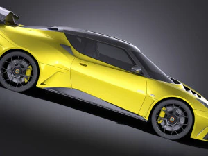 Lotus Evora GTE 2012 vray 3D Model