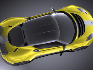 Lotus Evora GTE 2012 vray 3D Model