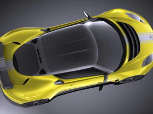 Lotus Evora GTE 2012 vray 3D Model