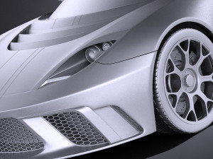 Lotus Evora GTE 2012 vray 3D Model
