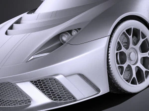 Lotus Evora GTE 2012 vray 3D Model