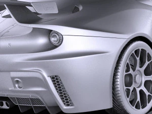 Lotus Evora GTE 2012 vray 3D Model