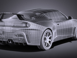Lotus Evora GTE 2012 vray 3D Model