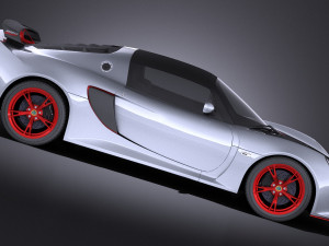 Lotus Exige 360 Cup 2017 vray 3D Model
