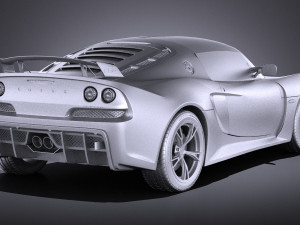 Lotus Exige 360 Cup 2017 vray 3D Model