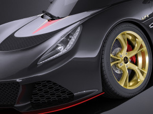 Lotus Exige LF1 2016 vray 3D Модель
