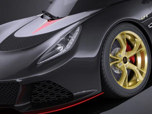 Lotus Exige LF1 2016 vray 3D Model