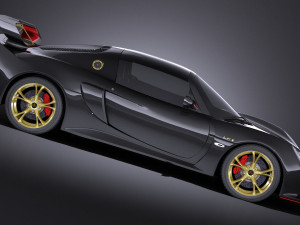 Lotus Exige LF1 2016 vray 3D Модель