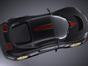 Lotus Exige LF1 2016 vray 3D Модель