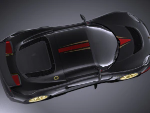 Lotus Exige LF1 2016 vray 3D Model