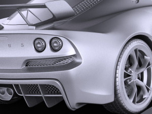 Lotus Exige LF1 2016 vray 3D Модель