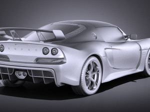 Lotus Exige LF1 2016 vray 3D Модель