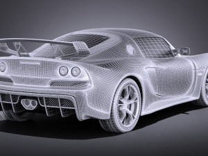 Lotus Exige LF1 2016 vray 3D Модель