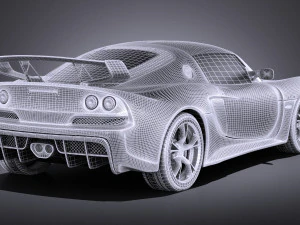 Lotus Exige LF1 2016 vray 3D Model