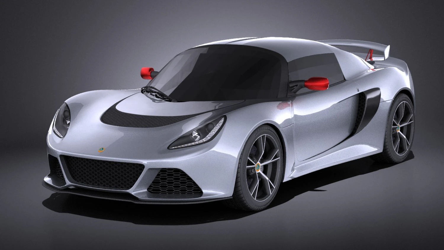 Lotus Exige S 2014 vray 3D Model .c4d .max .obj .3ds .fbx .stl .blend