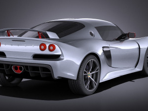 Lotus Exige S 2014 vray 3D Model